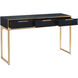 Aurelia 54 X 15.5 inch Ebony and Gold Console