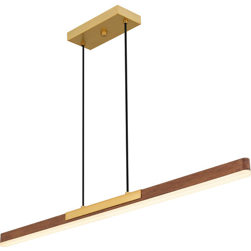 Colter LED 48 inch Brushed Gold Island Light Ceiling Light, Large