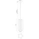 Anders LED 7.25 inch Urban Bronze Pendant Ceiling Light