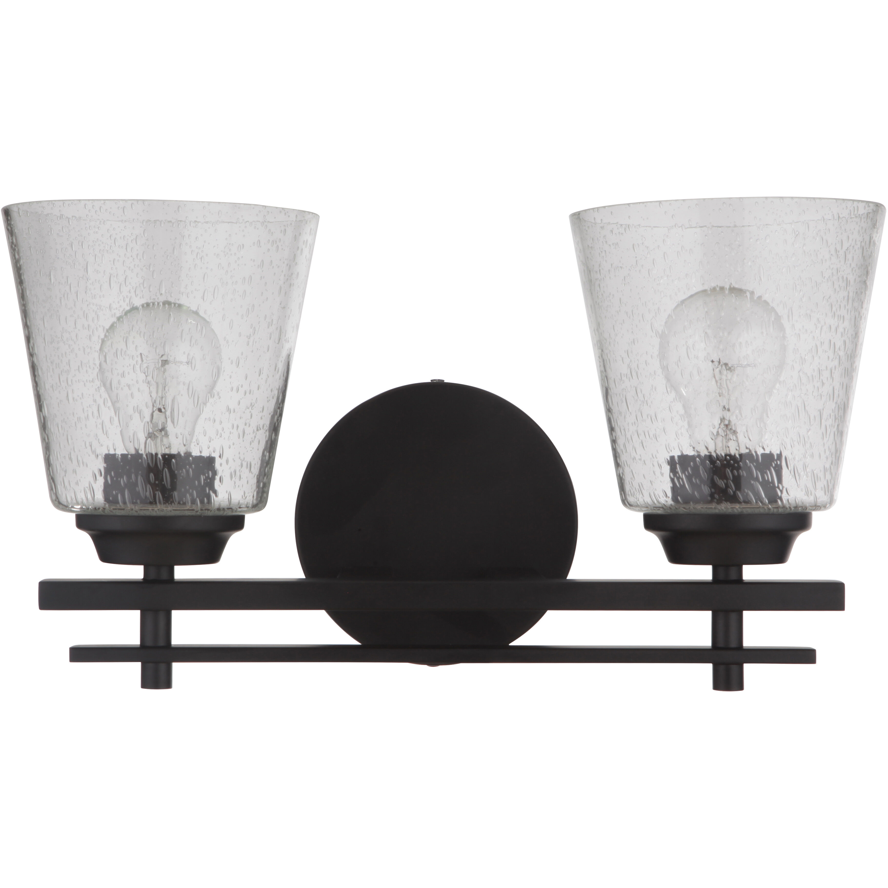Neighborhood Drake 2 Light 16 inch Flat Black Vanity Light Wall Light, Neighborhood Collection