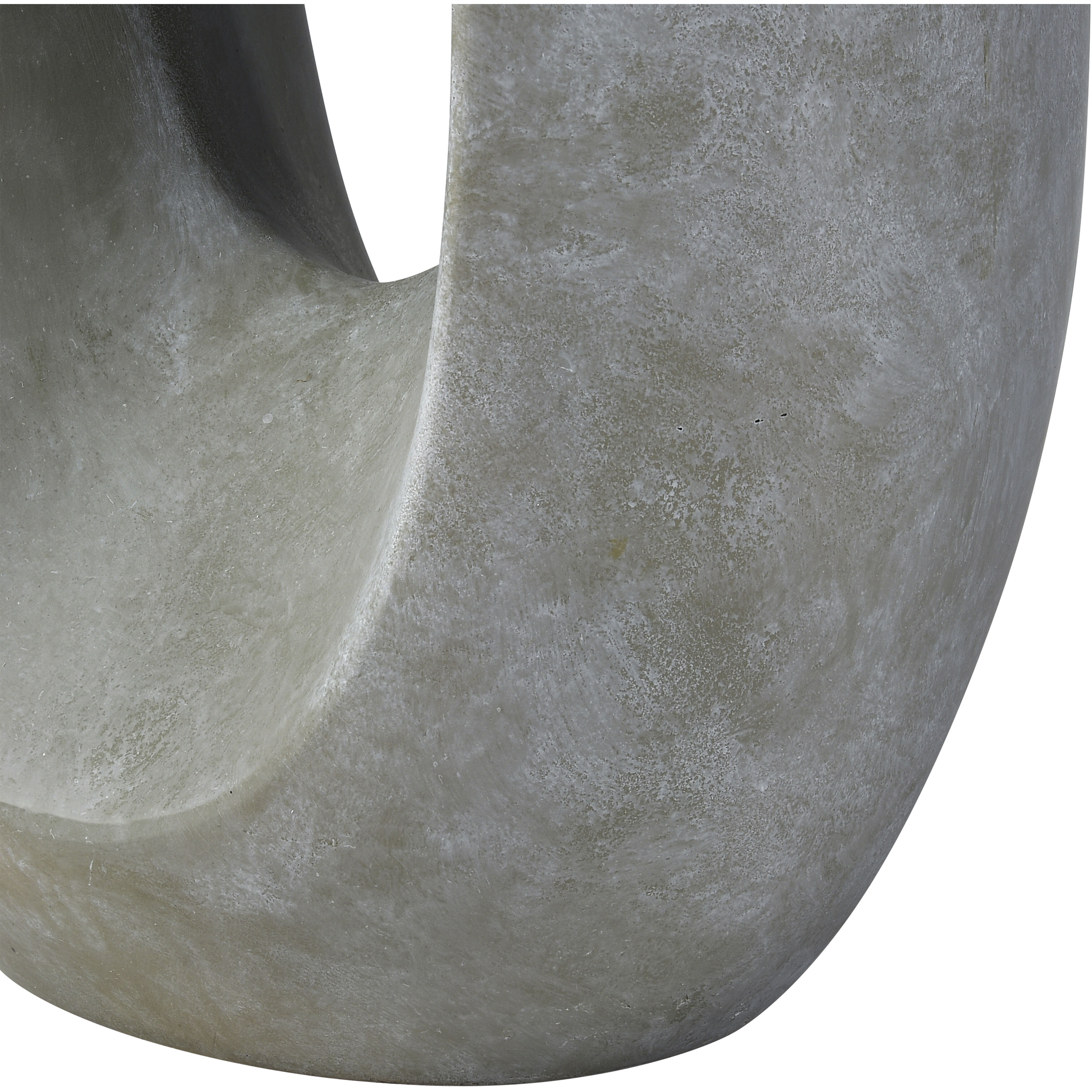 Parga Faux Concrete with White Bottle