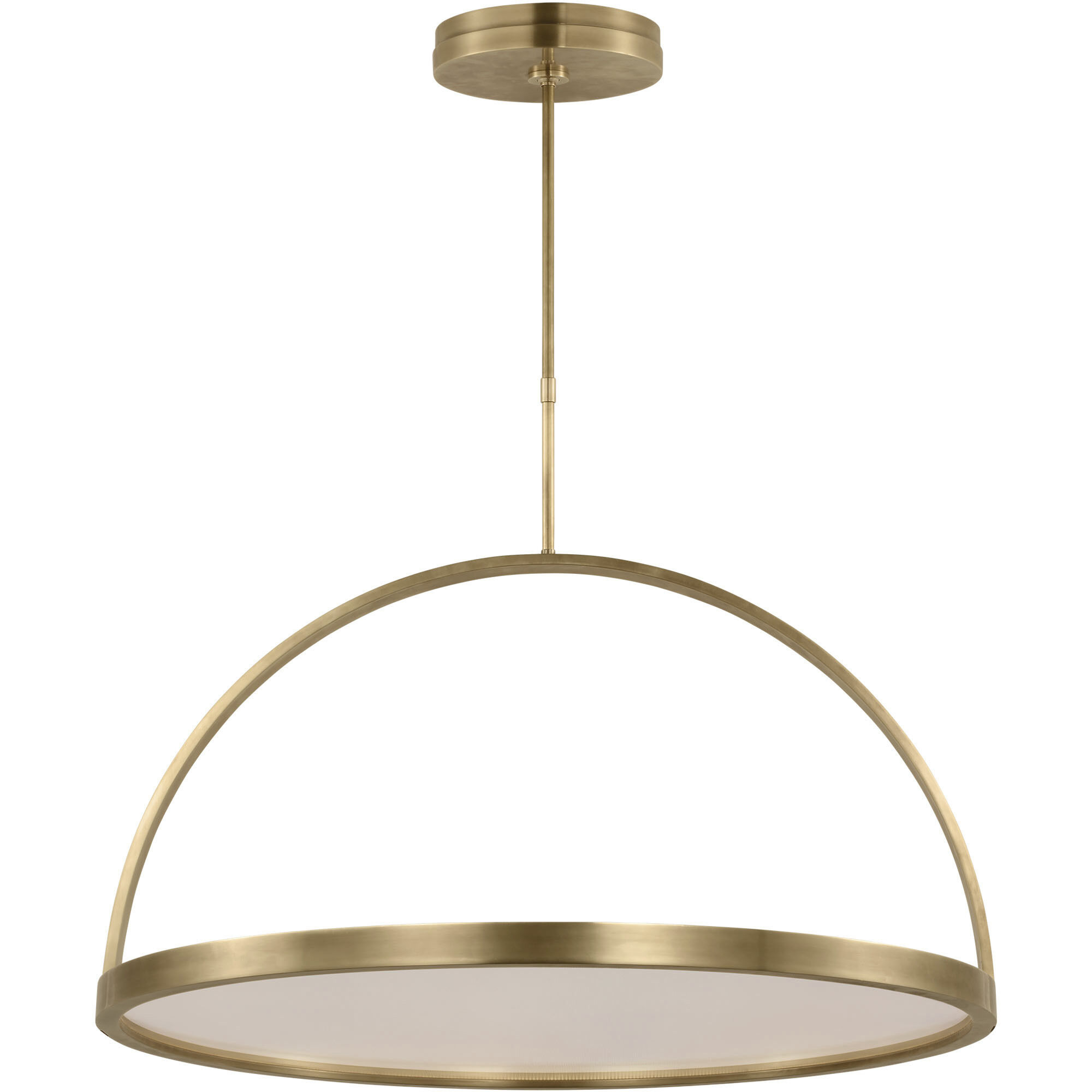 Kelly Wearstler Cerne LED 36 inch Natural Brass Chandelier Ceiling Light