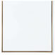 Hanging 44 X 28 inch Natural Brass Mirror, Rectangle