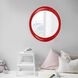 Ellipse 39 X 35 inch Glossy Red Wall Mirror