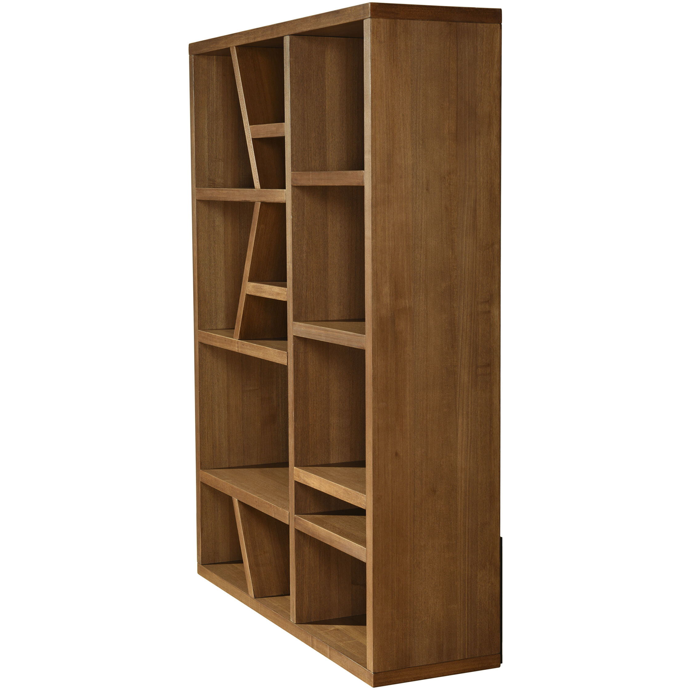 Winnona Amber Woodgrain Bookshelf