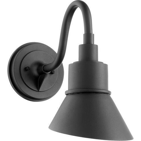 Torrey 1 Light 14 inch Noir Outdoor Wall Lantern, Small