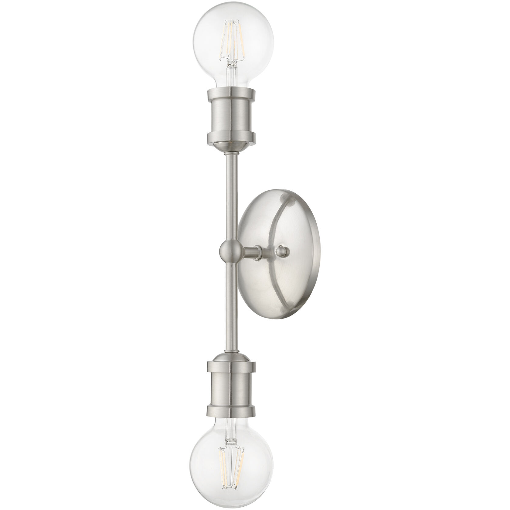 Lansdale 2 Light 5 inch Brushed Nickel Vanity Sconce Wall Light