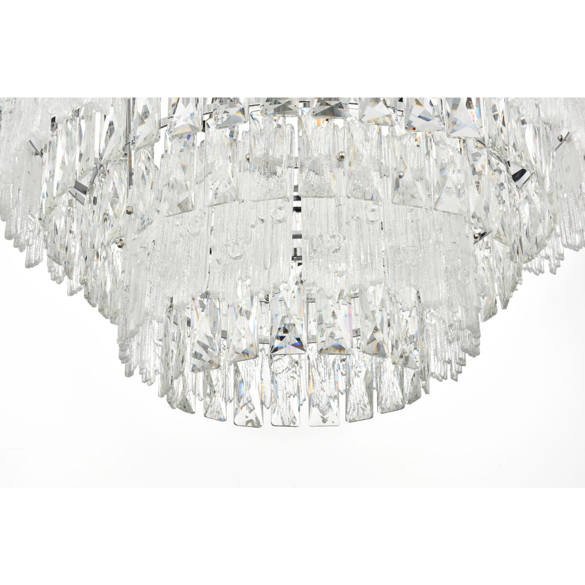 Emilia 10 Light 31 inch Chrome Pendant Ceiling Light
