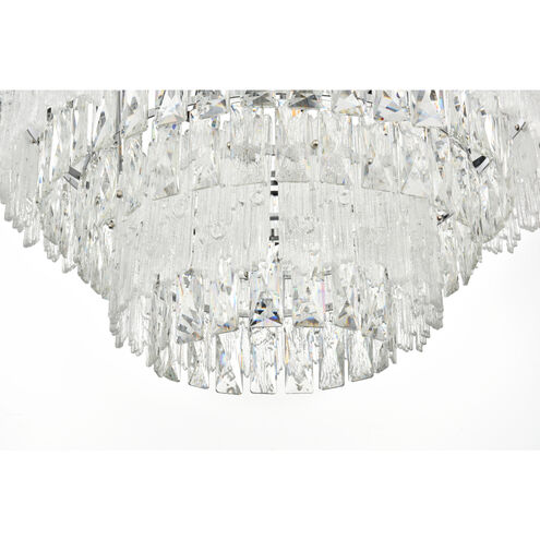 Emilia 10 Light 31 inch Chrome Pendant Ceiling Light
