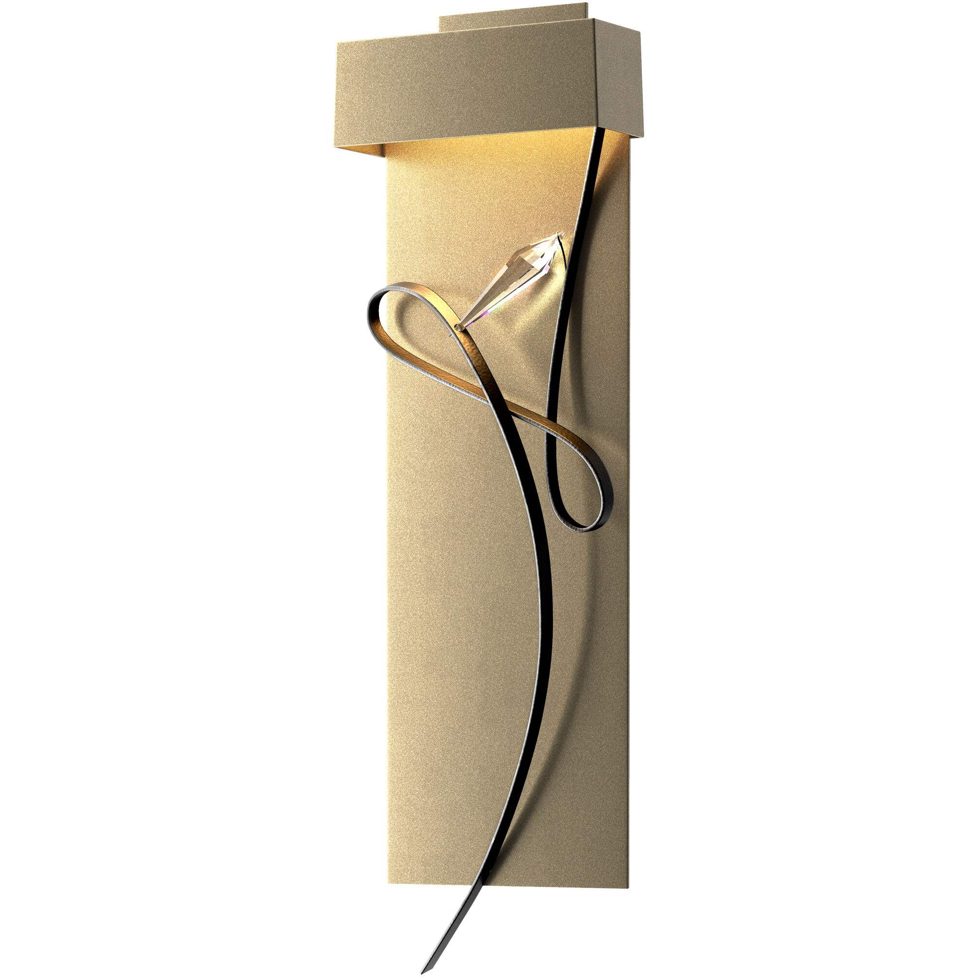 Rhapsody LED 8.6 inch Soft Gold and Black ADA Sconce Wall Light in Soft Gold/Black
