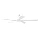 Aspen 70 inch Matte White Ceiling Fan