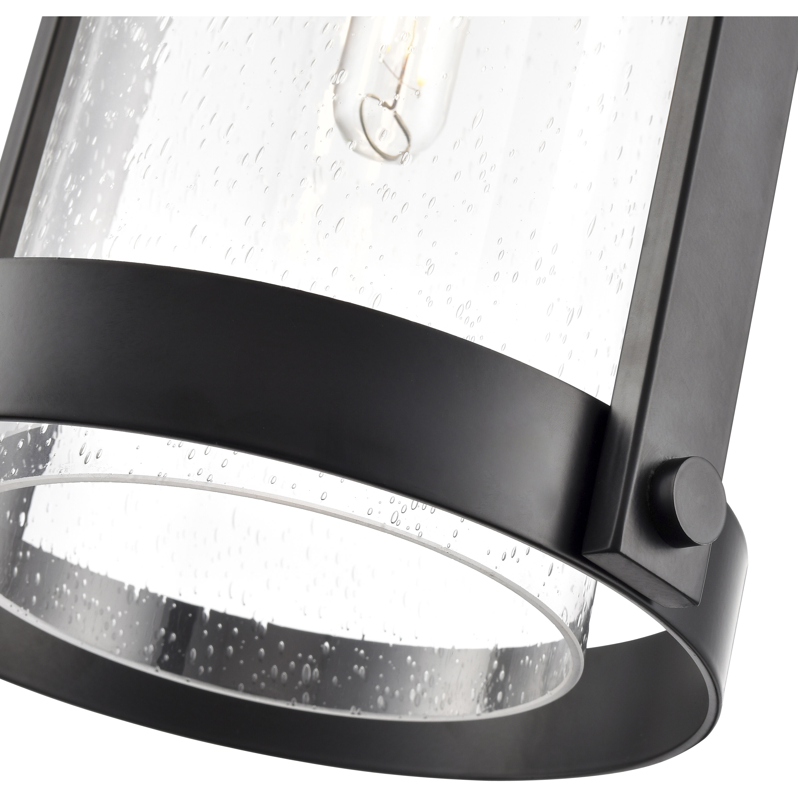 Luxio 1 Light 24.75 inch Powder Coated Black Outdoor Wall Sconce