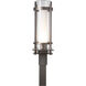 Torch 1 Light 22.25 inch Coastal Dark Smoke Outdoor Post Light