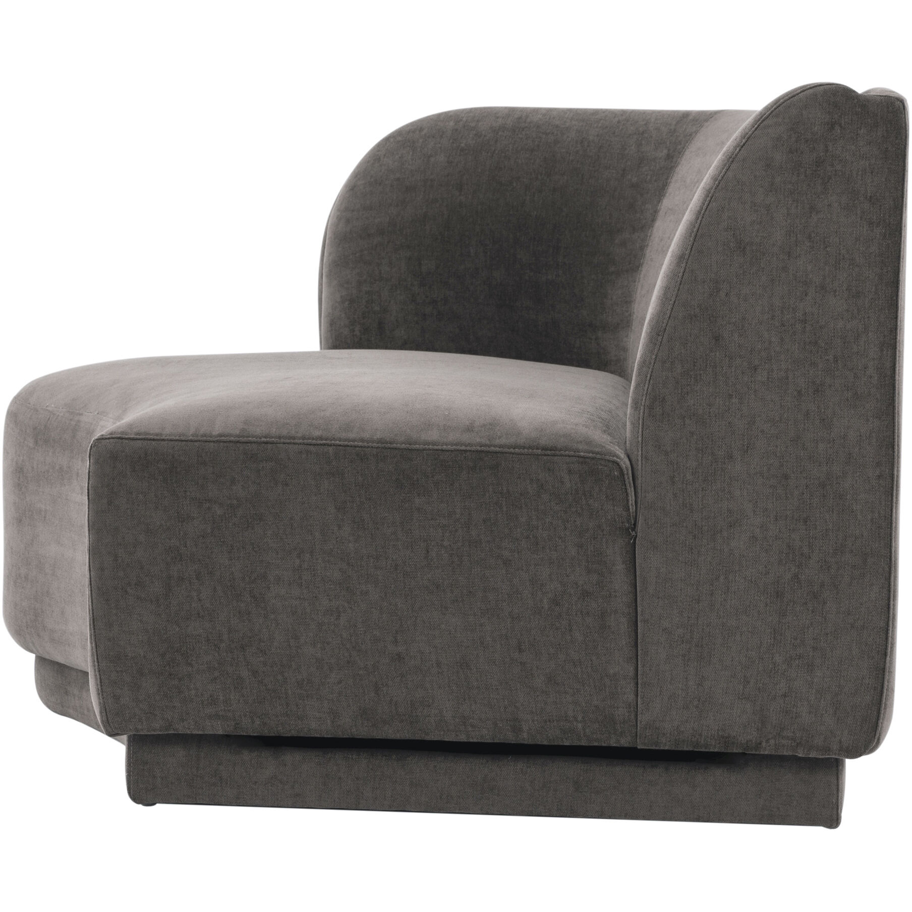 Yoon Grey Chaise, Left