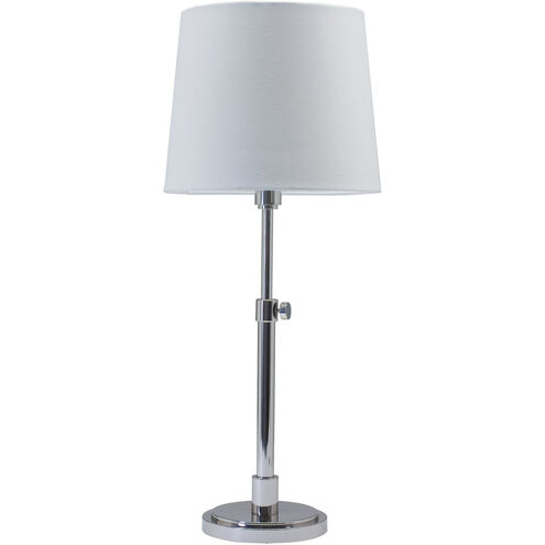 Townhouse 23 inch 100 watt Polished Nickel Table Lamp Portable Light