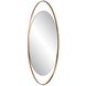 Nouvel 60 X 30 inch Antique Brass Mirror
