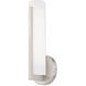 Visby LED 4 inch Brushed Nickel ADA ADA Wall Sconce Wall Light
