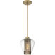 Kiruna 1 Light 8 inch Legacy Brass Mini Pendant Ceiling Light