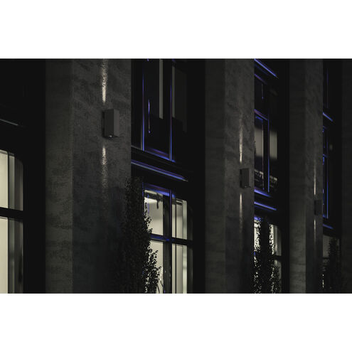 Sera LED 13.1 inch Anthracite Outdoor Wall Sconce in 6 in