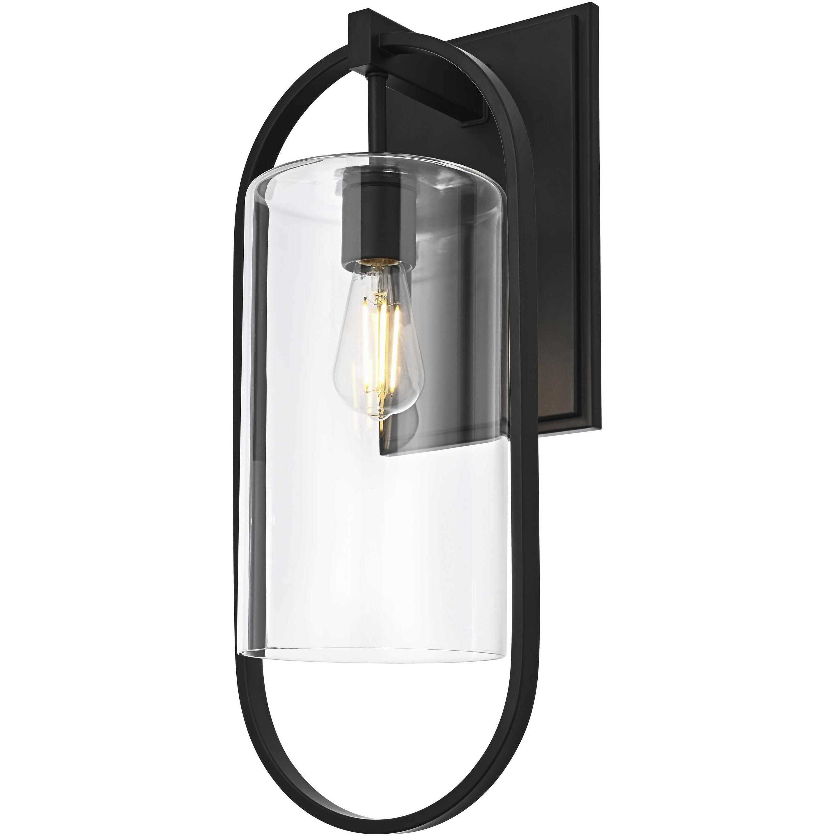 Jaxson 1 Light 24 inch Black Outdoor Wall Sconce
