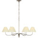 Chapman & Myers Hollings LED 41.5 inch Pewter Chandelier Ceiling Light