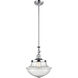 Franklin Restoration Oxford LED 12 inch Polished Chrome Mini Pendant Ceiling Light in Seedy, Franklin Restoration