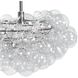Bubbles 1 Light 27.5 inch Clear Chandelier Ceiling Light in Brushed Nickel, Clear Glass