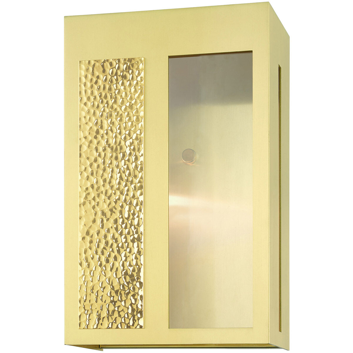Lafayette 1 Light 14 inch Satin Brass Outdoor Wall Lantern