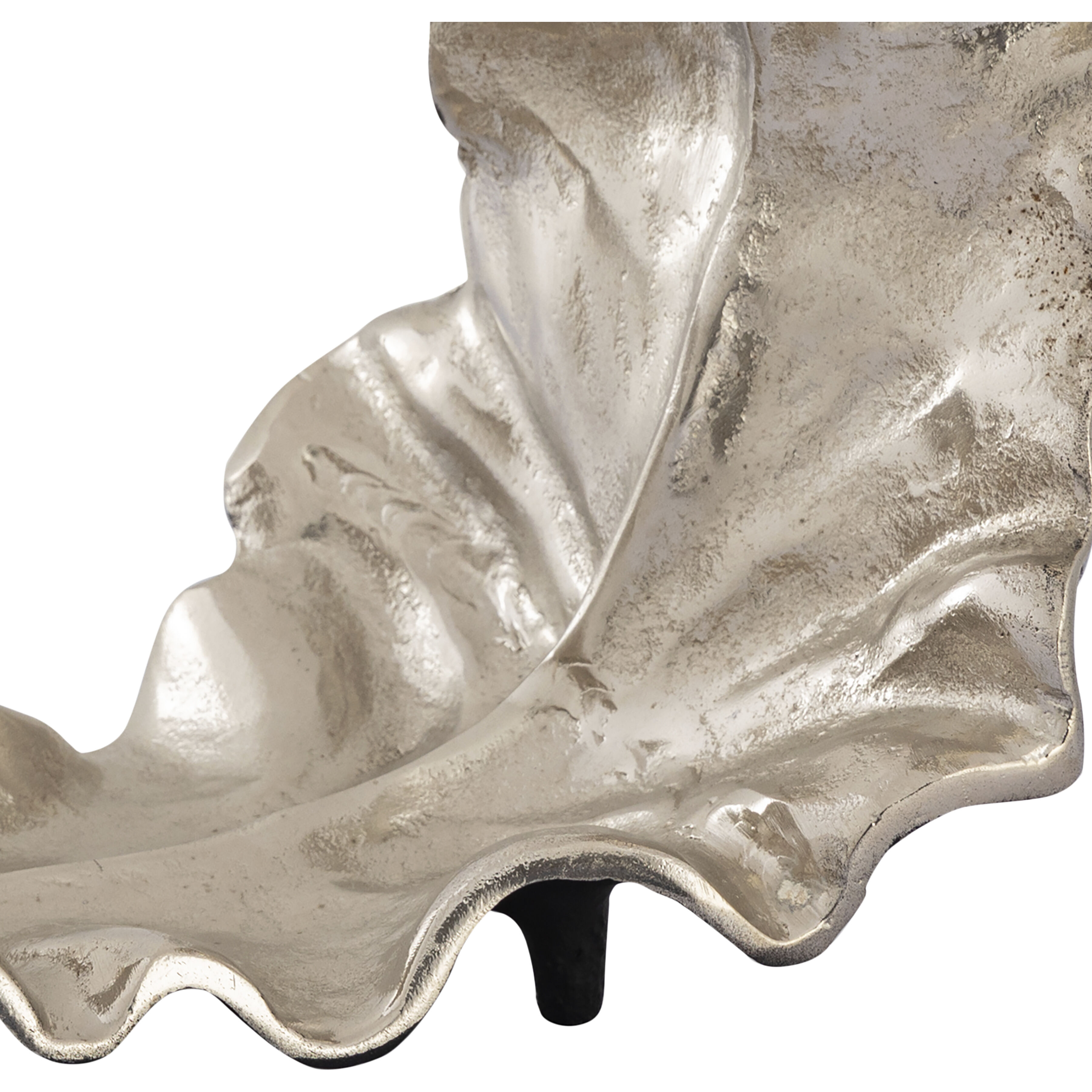 Lamina Silver with Black Leaf