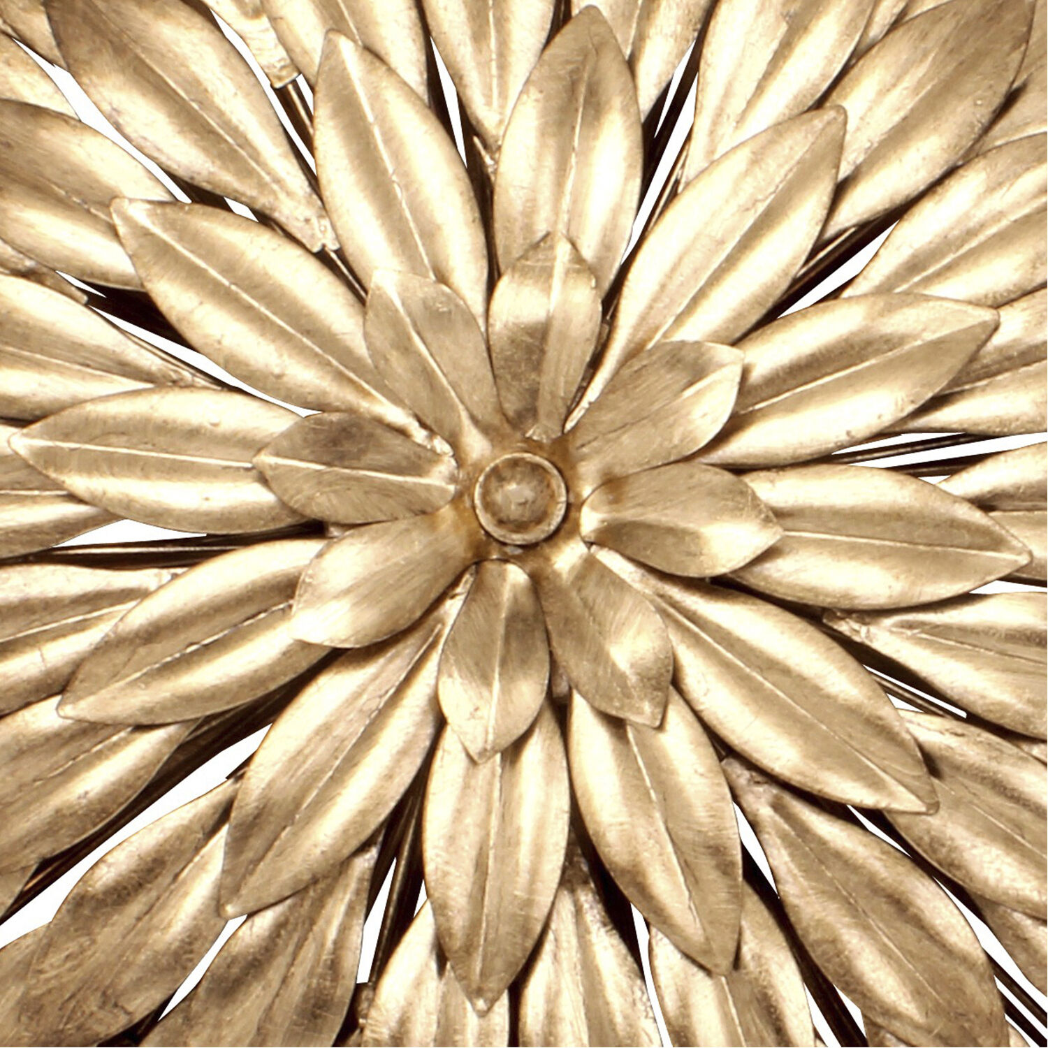 Broche 8 Light 30 inch Antique Gold Semi Flush Ceiling Light