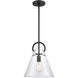 Gabby 1 Light 11 inch Matte Black Mini Pendant Ceiling Light