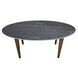 Surf 66 X 30 inch Dark Walnut Dining Table, Oval