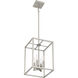 Signature 4 Light 10 inch Brushed Polished Nickel Foyer Light Ceiling Light