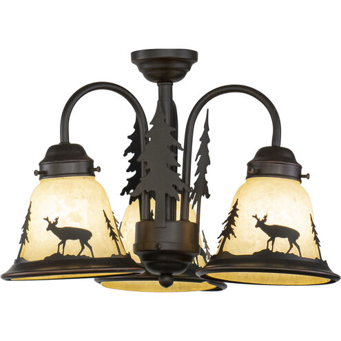Bryce LED Burnished Bronze Convertible Light Kit
