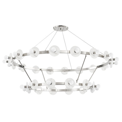 Austen LED 58 inch Polished Nickel Chandelier Ceiling Light