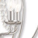 Arabella 4 Light 15 inch Polished Chrome Convertible Mini Chandelier/Ceiling Mount Ceiling Light