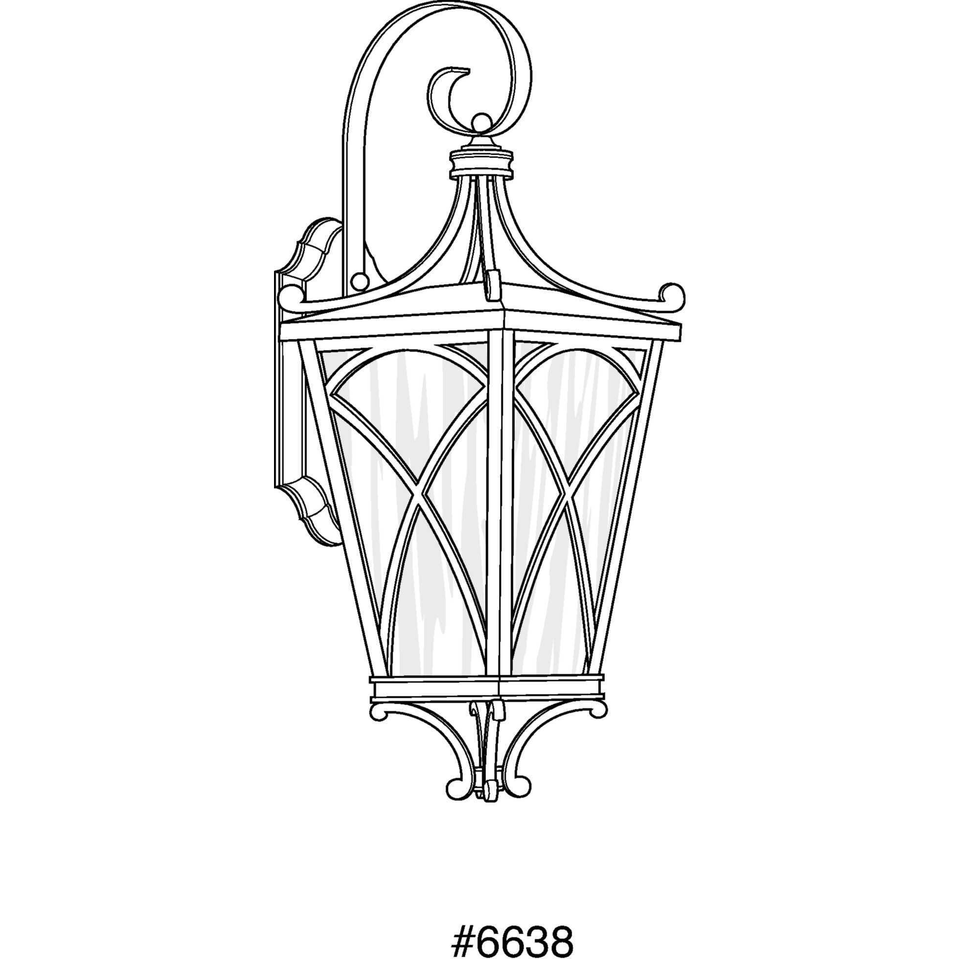 Cadence 2 Light 21 inch Oil Rubbed Bronze Outdoor Wall Lantern, Medium, Design Series