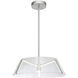 Cone LED 27 inch Brushed Nickel Linear Pendant Ceiling Light