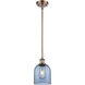 Ballston Bella 1 Light 5.5 inch Antique Copper Stem Hung Mini Pendant Ceiling Light