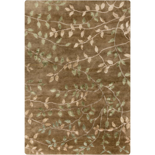 Synergy 36 X 24 inch Dark Brown / Sage / Taupe Handmade Rug