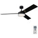 Cirque 56 inch Midnight Black Ceiling Fan