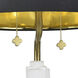Jasper 32 inch 60 watt Black and White Table Lamp Portable Light in Black/White