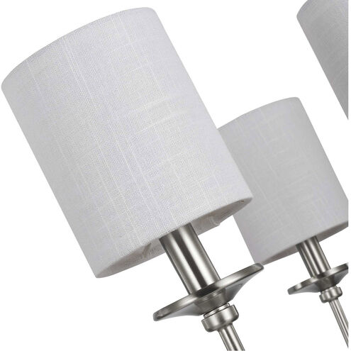 Bonita 6 Light 31 inch Brushed Nickel Foyer Chandelier Ceiling Light, Design Series