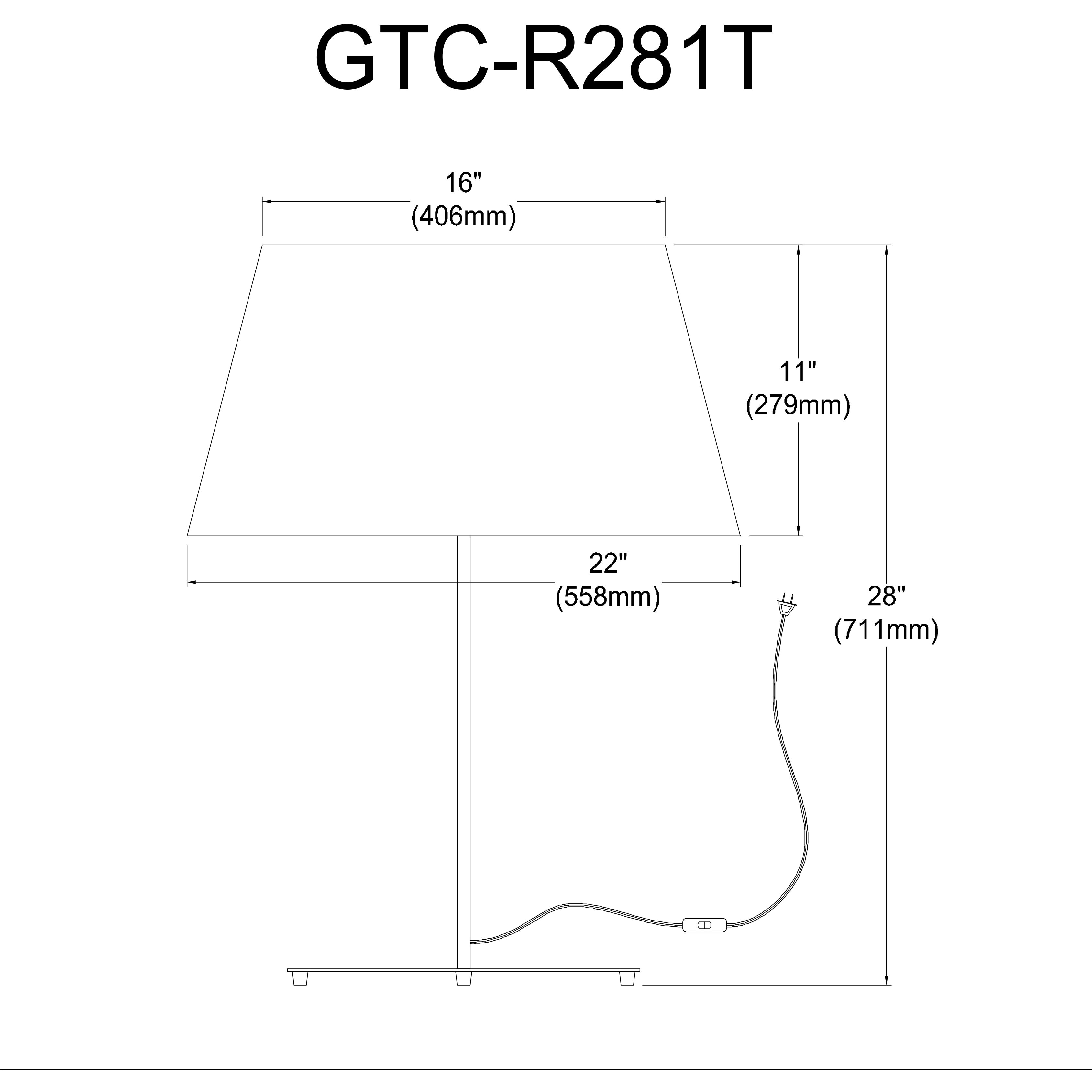 Gretchen 28 inch 60.00 watt Matte White Table Lamp Portable Light, Round Base