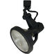 Belgium 1 Light 120V Black Track Head Ceiling Light