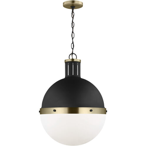 TOB by Thomas O'Brien Hanks 1 Light 16 inch Midnight Black Pendant Ceiling Light