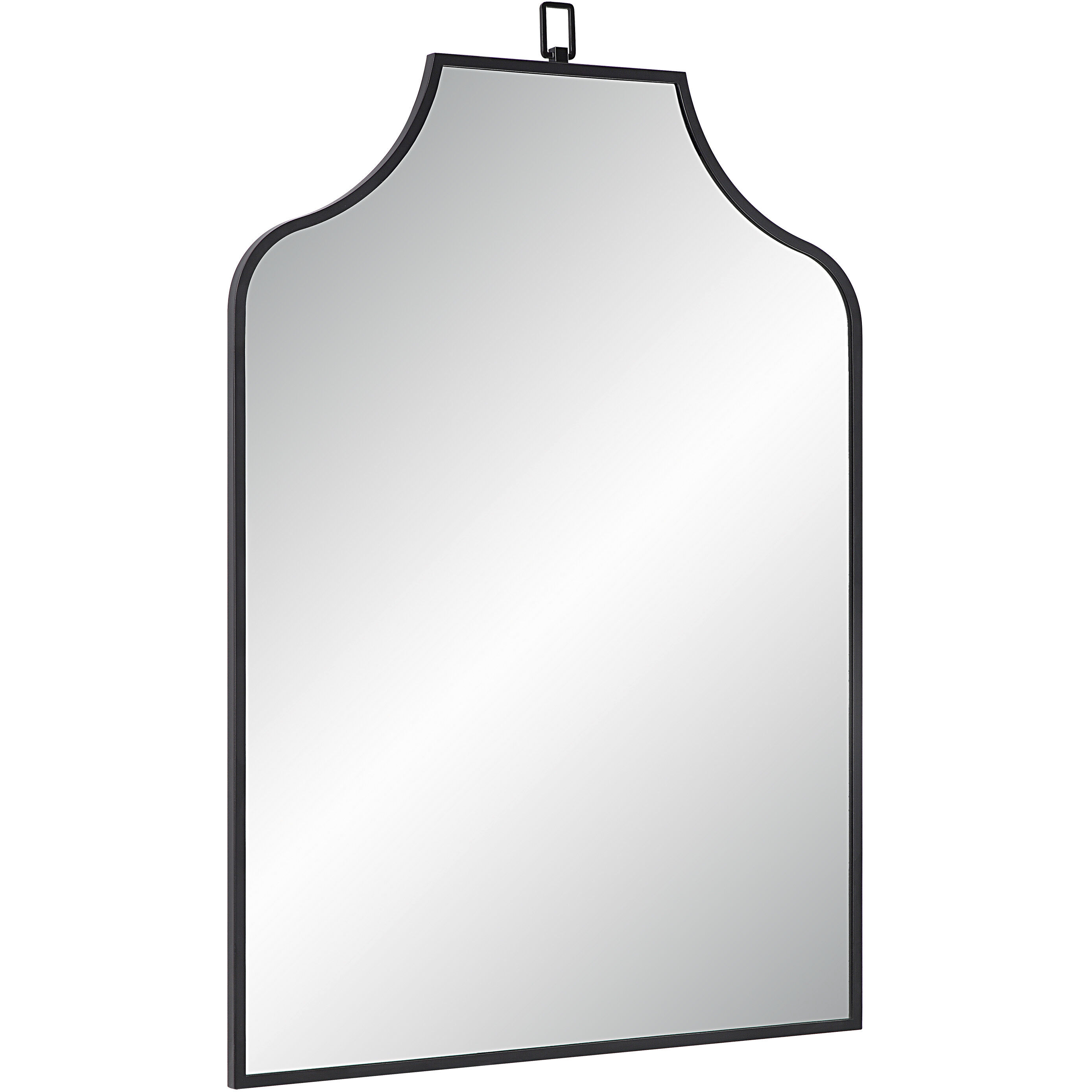 Breda 45 X 30 inch Matte Black Wall Mirror