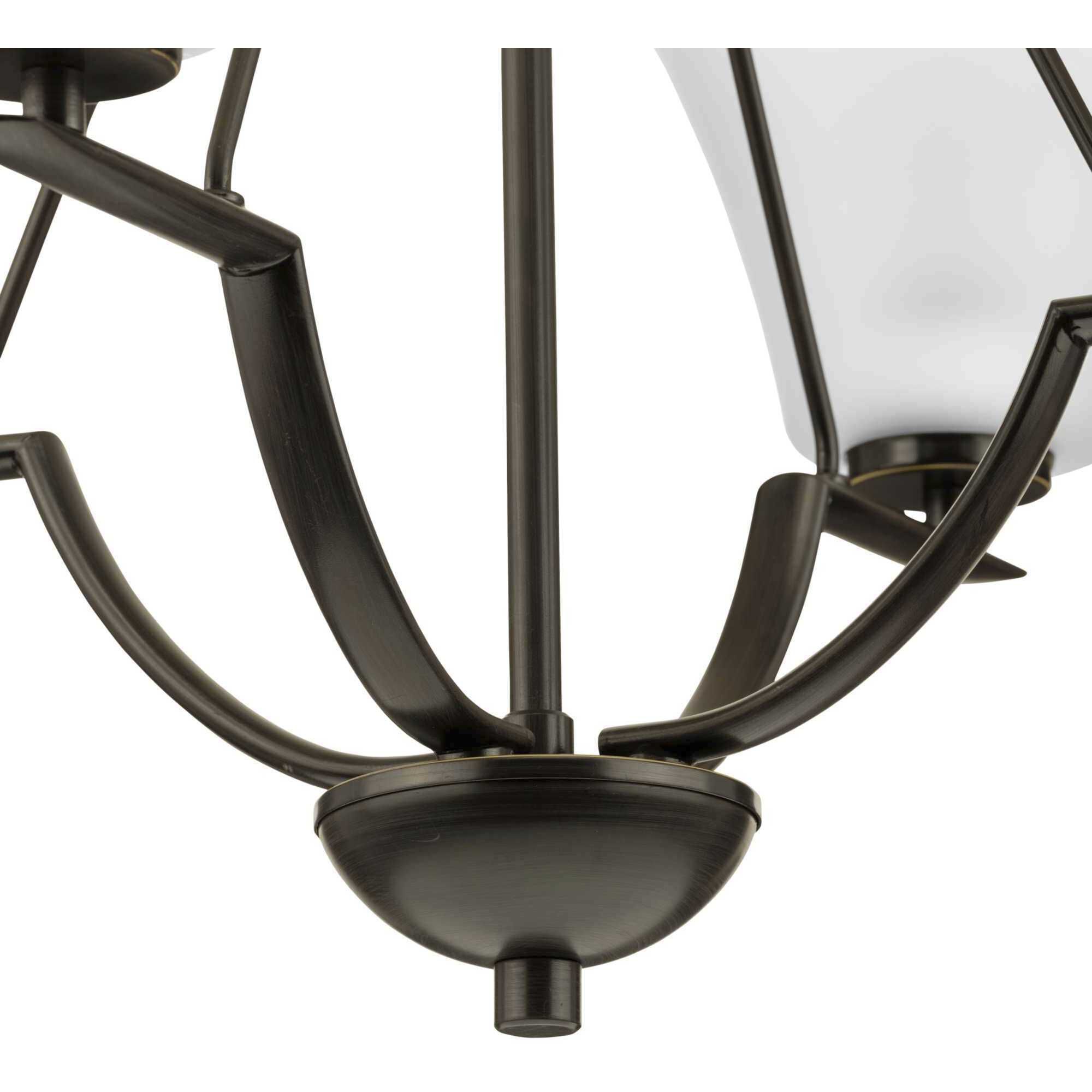 Bravo 4 Light 24 inch Antique Bronze Chandelier Ceiling Light