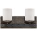 Banyan 2 Light 16 inch Reclaimed Wood Bathroom Vanity Light Wall Light