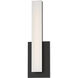 Vogue LED 14 inch Black Bath Vanity Wall Light